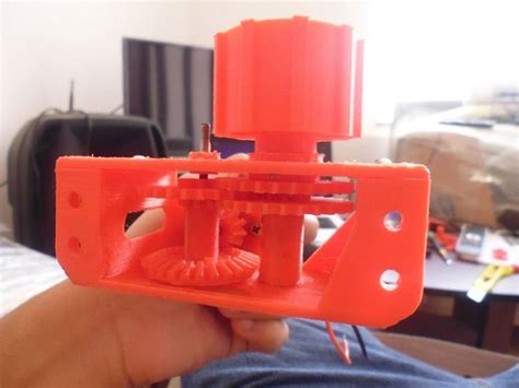 3D Printed GearBox for Robot battle (sumobot) by abdiel ...