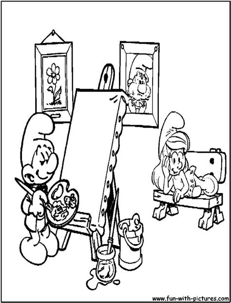 The smurfs coloring pages for kids. Pin by April Dikty ( Ordoyne) on Smurfs | Coloring pages ...