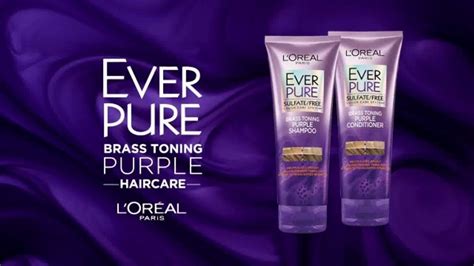 Hyaluronic acid is naturally produced by our bodies and plays a critical role in skin's youthful look. L'Oreal Paris EverPure Brass Toning Purple TV Commercial ...