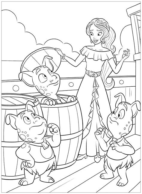 Princess isabel coloring page free elena of avalor. Coloriage de Elena Avalor à télécharger - Coloriage Elena ...