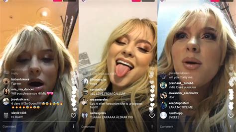 Zara larsson live stream instagram february 17/2/17. Zara Larsson | Instagram Live Stream | 11 March 2017 - YouTube