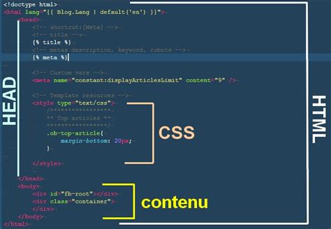 Pengerjaan dan kode html / kode html/javascript untuk membuat recent post dengan. Se repérer dans le code HTML d'un thème et modifier CSS ...