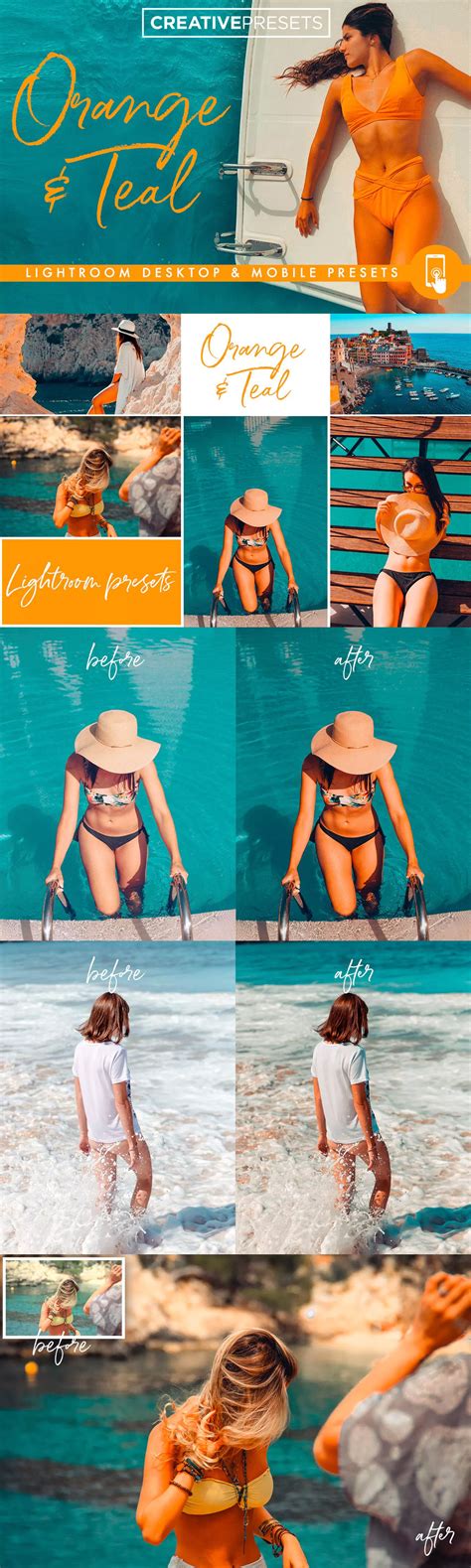 .aqua and orange preset download for editing because many of people want to edit this tutorial i really sure that you really like picsart lightroom cc aqua and orange preset download g.you can use. Orange and Teal Lightroom Presets Desktop & Mobile by 2FX ...