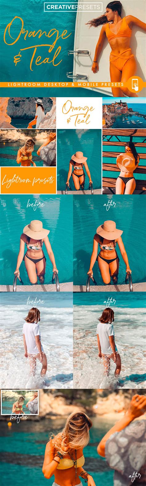 Adobe lightroom is the most popular image editing software for lightroom presets are important, because they help you to edit your photos in record time by doing once you've downloaded and installed lightroom on your device, you can start browsing for presets. Orange and Teal Lightroom Presets Desktop & Mobile by 2FX ...