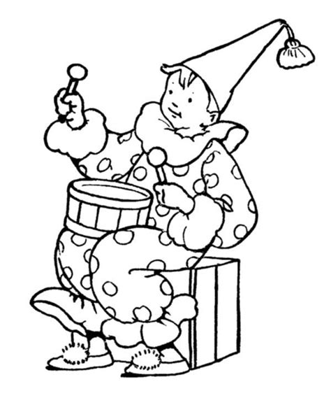 April fools' day or all fools' day is a day celebrated in many countries on april 1 elsewhere, such as in ireland, russia, france, the netherlands, canada, and the u.s., the jokes last all day. Clown Holding Drum On April Fools Day Coloring Page ...