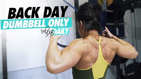 Check spelling or type a new query. Dumbbell Only Back Workout | #DLBDAILY - YouTube