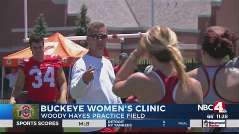 A health support system for women at every age. Ohio State Football Women's Clinic - YouTube