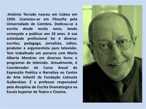 A sua bibliografia, com mais de 140 ttulos foi contemplada em 1988 como o. Antóniotorrado%20final1