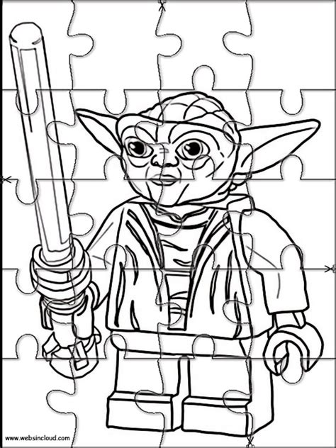 Select one of 1000 printable coloring pages of the category cartoons. Lego Star Wars Printable Jigsaw Puzzles to cut out 1