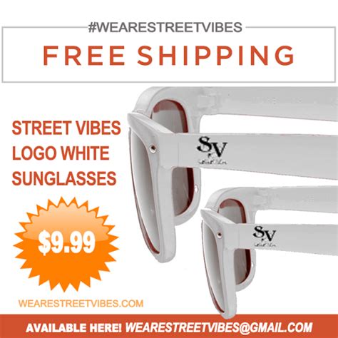 'i say looking on the bright side of life never killed anybody.', lalah delia: STREET VIBES LOGO WHITE SUNGLASSES 🌍🌏Free Shipping ...