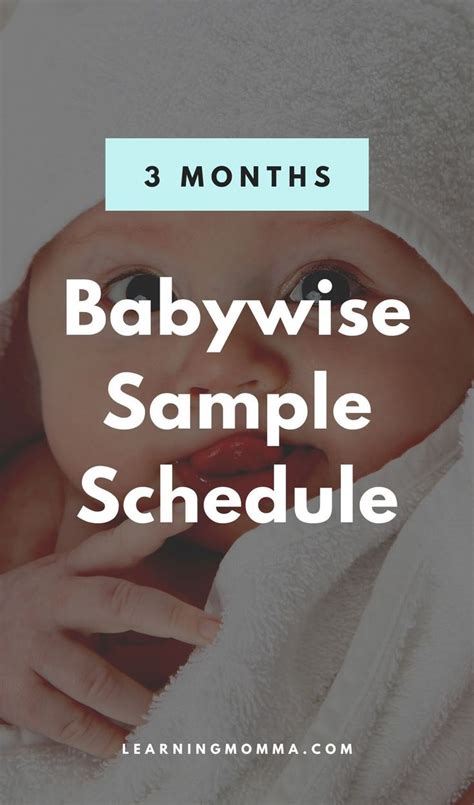 We did not find results for: 3 Month Old Sleep Schedule Babywise | Sample Daily Routine ...