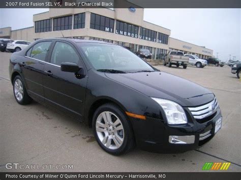 View similar cars and explore different trim configurations. Black - 2007 Ford Fusion SEL V6 - Charcoal Black Interior ...