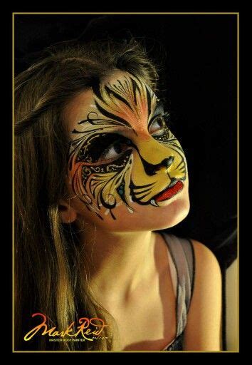 Texture designs and new colors for the mark on de sardet's face, and also an option to remove the mark completely. Mark Reid Tiger Design | Maquillaje de fantasía ...