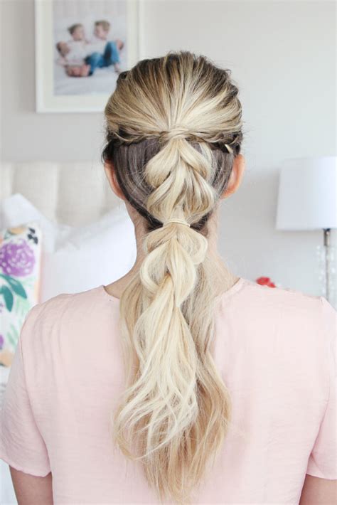 Simple braid hairstyles for girls. 4 in 1 Pull-Thru Braid | Cute Girls Hairstyles