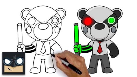 Coloring pages roblox piggy characters. Pin by Amy Kassim on piggy in 2020 | Roblox, Drawing ...