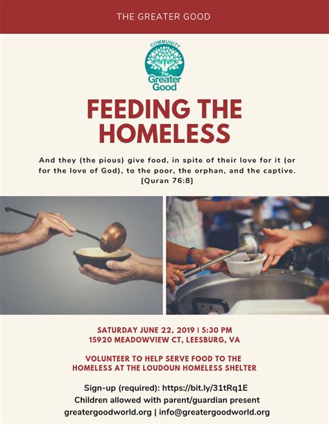 With many communities sheltering in place, you can help make sure our most vulnerable neighbors have the food they need while staying safe. Feeding the Homeless (June 2019) - The Greater Good