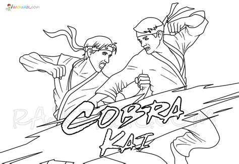 Ausmalbilder Cobra Kai | Neue Malvorlagen zum kostenlosen Drucken