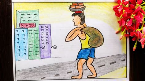 Children's messages on world day against child labour 2021. STOP CHILD LABOUR | World day Against Child Labour Drawing ...