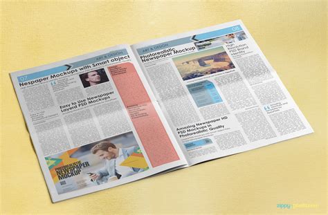 You can also adjust the background, shadows and color effects as well. 13 Photorealistic Newspapers & Advertising Mockups | ZippyPixels