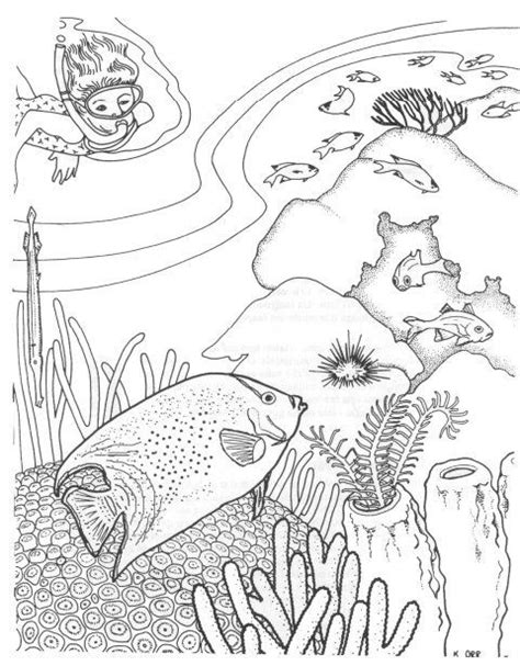 A little fish at the sea bottom. printable Complicated fish Coloring Pages For Adults ...