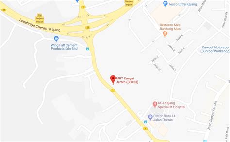 Jeśli chcesz do niej dotrzeć, kieruj się do adresu: Sungai Jernih MRT Station - klia2.info