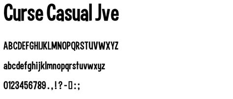 Font finder that helps you to identify fonts from any image. Curse Casual JVE Font : Fancy Cartoon : pickafont.com
