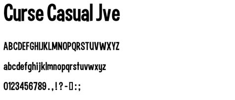 It increases the hacked appearance because it appears as. Curse Casual JVE Font : Fancy Cartoon : pickafont.com