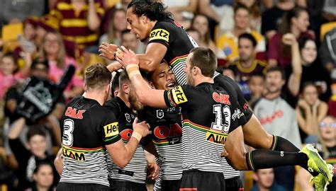 Penrith panthers, penrith, new south wales. NRL 2021: Nathan Cleary two-point drop goal saves Penrith ...