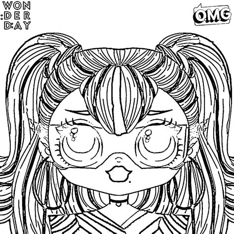 New lol omg are the older sisters of lol surprise dolls. Coloring pages LOL OMG. Download or print for free