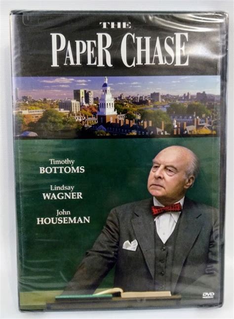 Hart is overwhelmed with the pressure, the work, and his fear of failure. NEW/Sealed THE PAPER CHASE (DVD, 2003, R1/US) Movie ...