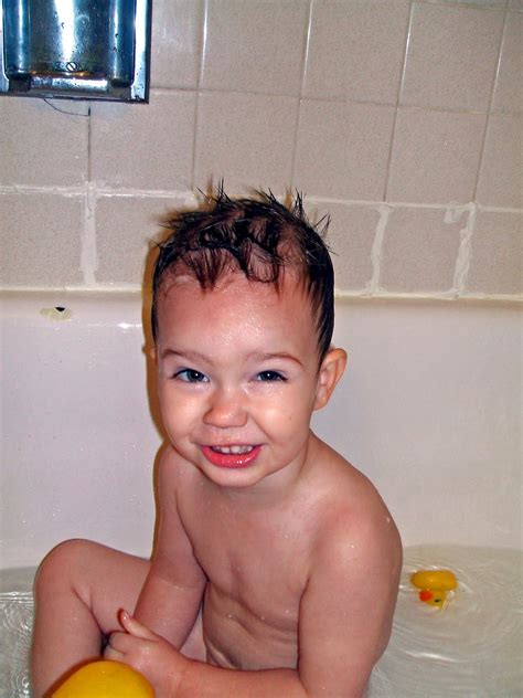 Gentle, external cleaning during diaper changes and washing with soap and water during bath time are all that's necessary. Baby Blog: Big boys in the bath