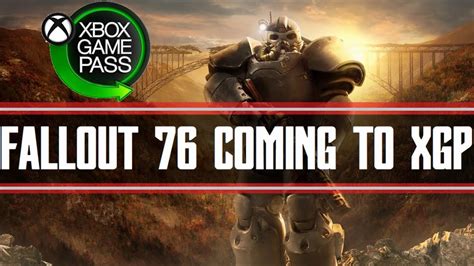 It wouldn't be an xbox showcase without game pass updates, right? Fallout 76 Coming To Xbox Game Pass - YouTube