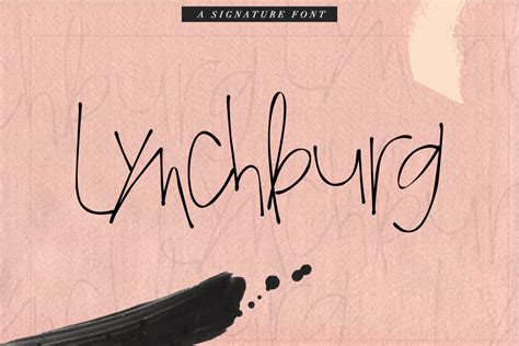 Browse by alphabetical listing, by style, by author or by popularity. Lynchburg - Messy Handwritten Font | Signature fonts ...