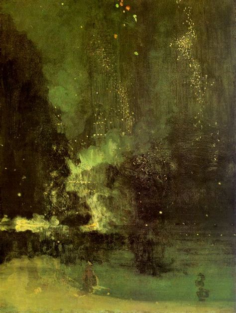 1, 144.3 x 162.5 cm, musée d'orsay, 1871 | © whoisthemother/wikicommons. CGFA- Whistler: Nocturne in Black and Gold: The Falling Rocket