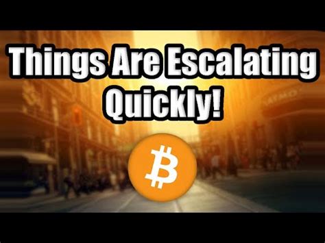 Do you want to buy crypto but aren't sure what cryptocurrency exchange to use? Things Are Escalating Quickly for Bitcoin & Cryptocurrency ...