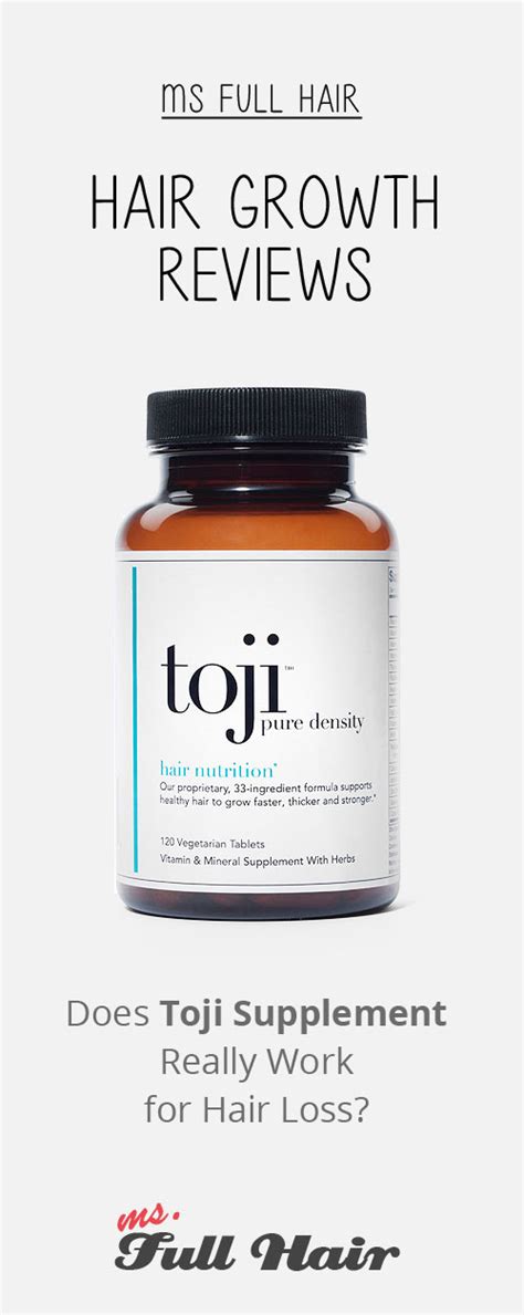 Hair growth and health are influenced by ok, but do they work? Toji Pure Density Vitamins Review - Does It Work for Hair ...