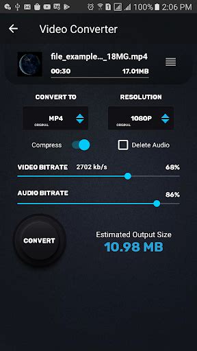 Vous voulez compresser une video mp4 trop lourde gratuitement ? Video Converter, Compressor MP4, 3GP, MKV,MOV, AVI APK ...