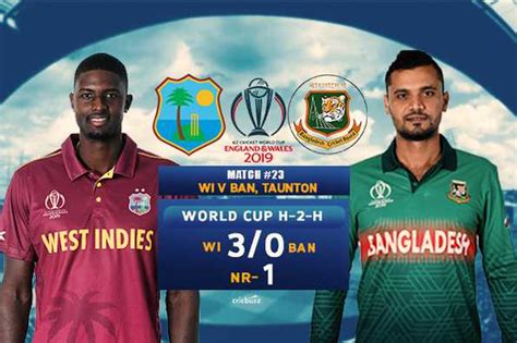 West indies tour of bangladesh 2020/21. World Cup Head to Head: West Indies vs Bangladesh ...