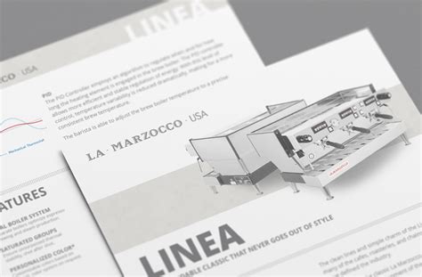 This includes branding mockups, phones, packages, brochures and are you looking for the perfect mockups to beautifully present your design projects? La Marzocco USA - Product Sheets - Studio Holladay ...