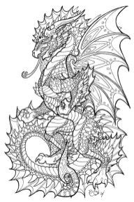 Check spelling or type a new query. 20+ Free Printable Dragon Coloring Pages for Adults ...