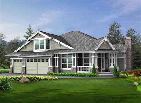 House plans 10x13m with 3 bedrooms. Craftsman House Plan - 5 Bedrooms, 3 Bath, 4150 Sq Ft Plan ...