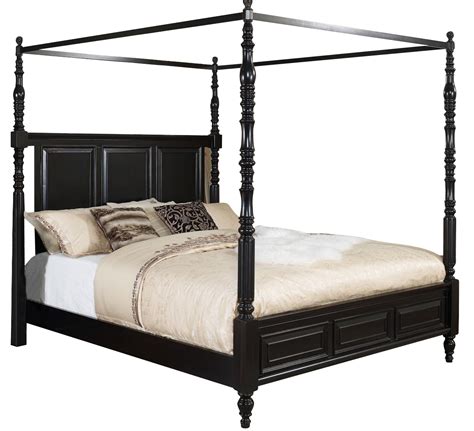 A canopy bed is a bed with a canopy, which is usually hung with bed curtains. New Classic Martinique Queen Canopy Bed with Drapes in ...