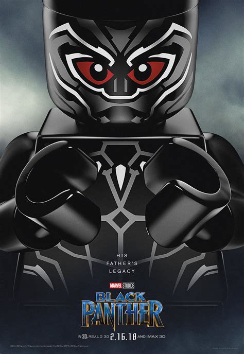 Black panther 2 movie poster. Image - Black Panther LEGO poster.png | Disney Wiki ...