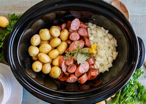 Chicken sausage links are hand stuffed in natural casings and slow smoked over real hardwood chips. Crockpot Chicken Apple Sausage Chowder | Tangled with Taste