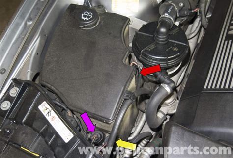 Also if water is getting inside, there must be additional leaking somewhere under the windshield in that body pan. Pelican Technical Article - BMW-X3 - Washer Pump Testing and Replacing