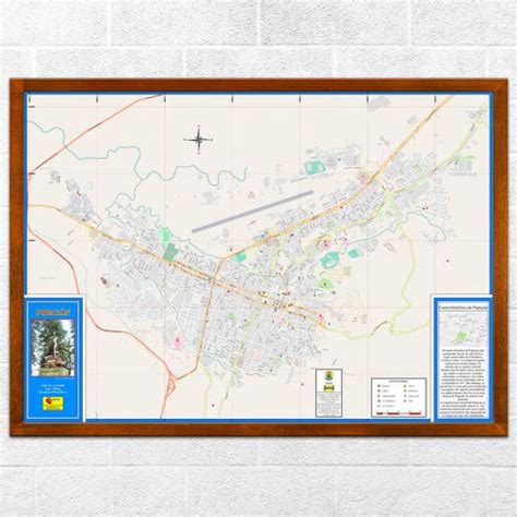 Mapa rural de la ciudad de popayán, departamento del cauca. Popayan - MapasCartur.com