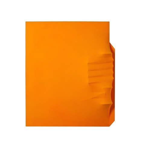 Untitled (Orange) | Agostino Bonalumi, Untitled (Orange) (1971 ...