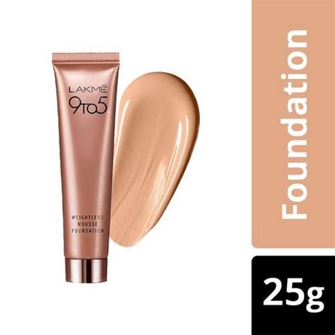 Freshly made, the mousse will be fluffy, light, and a little soft—perfect for spreading between layers of chocolate cake or piping into serving dishes. Buy Lakme 9-To-5 Weightless Mousse Foundation Online at ...