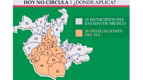 El hoy no circula es un programa urbano de restricción a la circulación vehicular cuyo fin consiste en controlar y reducir los niveles de contaminación ambiental. Hoy No Circula 2019: martes 14 de mayo en CDMX y Edomex ...