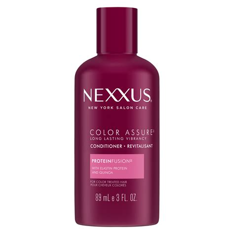 The shampoo is also gentle enough for dry hair and many other hair types. Nexxus Color Assure for Color Treated Hair Conditioner, 3 ...